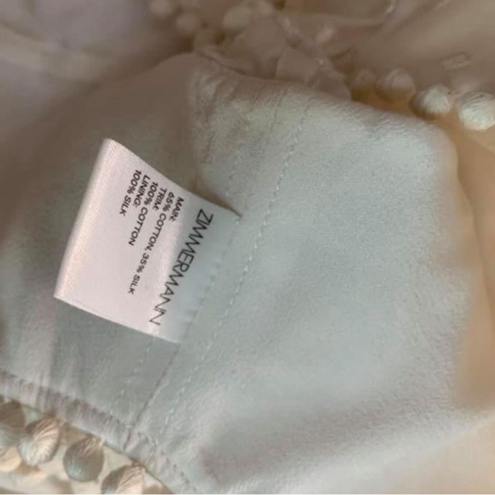 Zimmermann "Painted Heart" Ruffle Bodice Top RARE - Picture 13 of 13